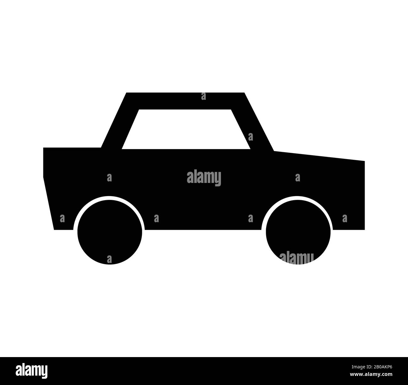 car icon in vector on white background Stock Vector Image & Art - Alamy