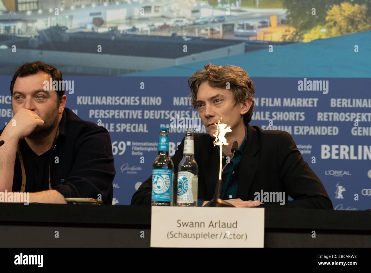 Grace a Dieu, press conference, film by Fracnois Ozon Stock Photo Alamy