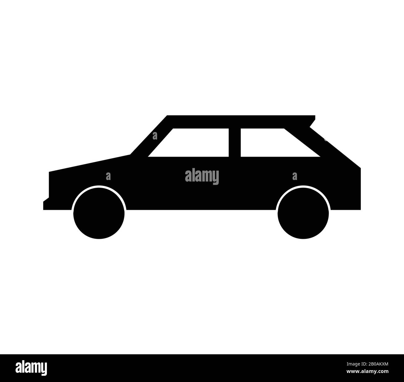 car icon illustrated in vector on white background Stock Vector Image ...