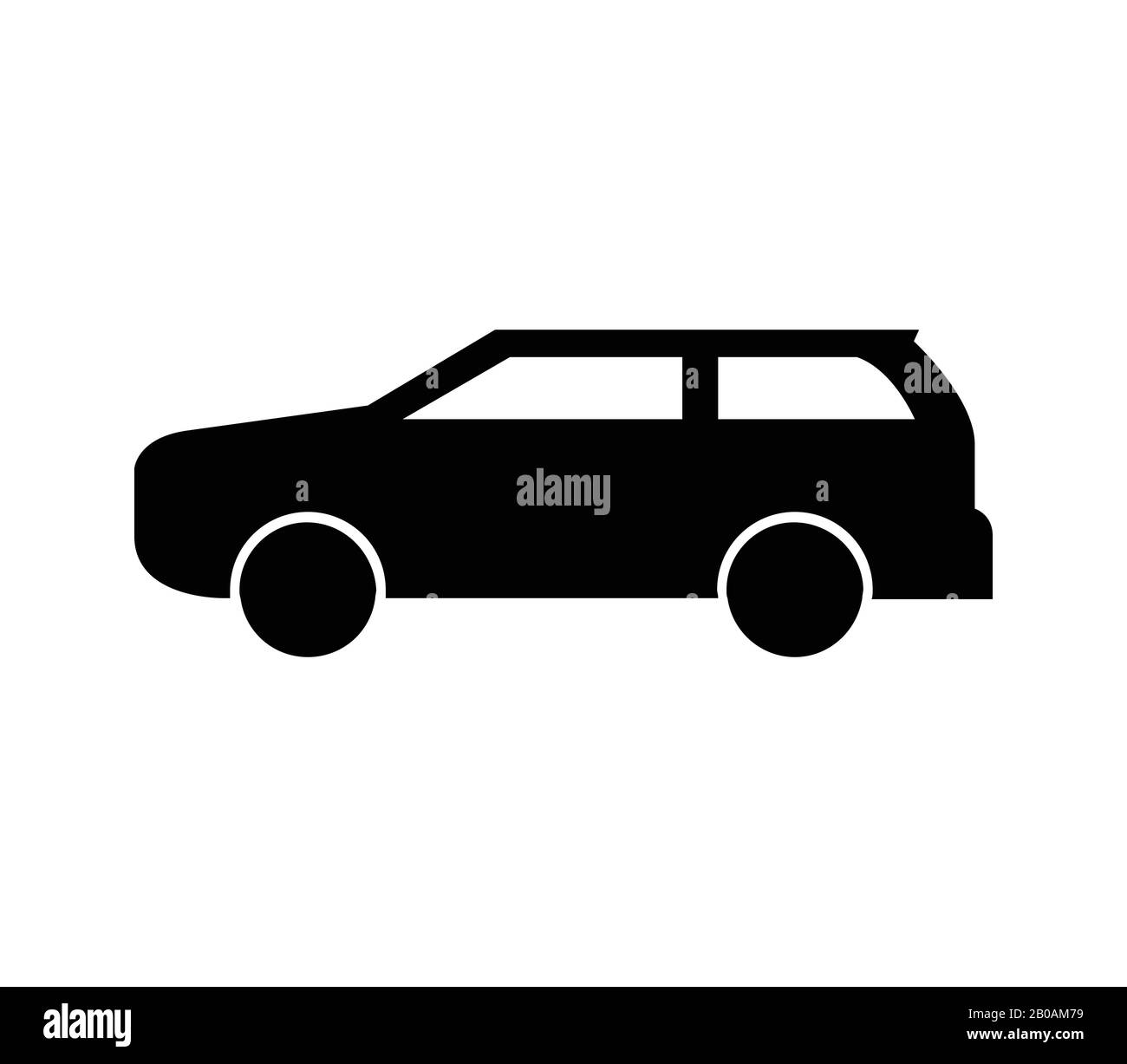 car icon illustrated in vector on white background Stock Vector Image ...