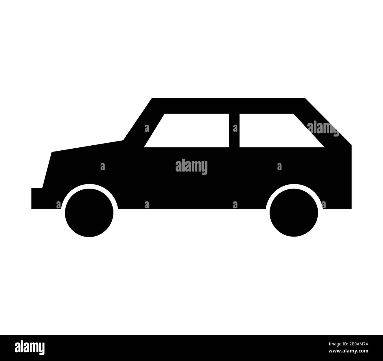 car icon illustrated in vector on white background Stock Vector Image ...
