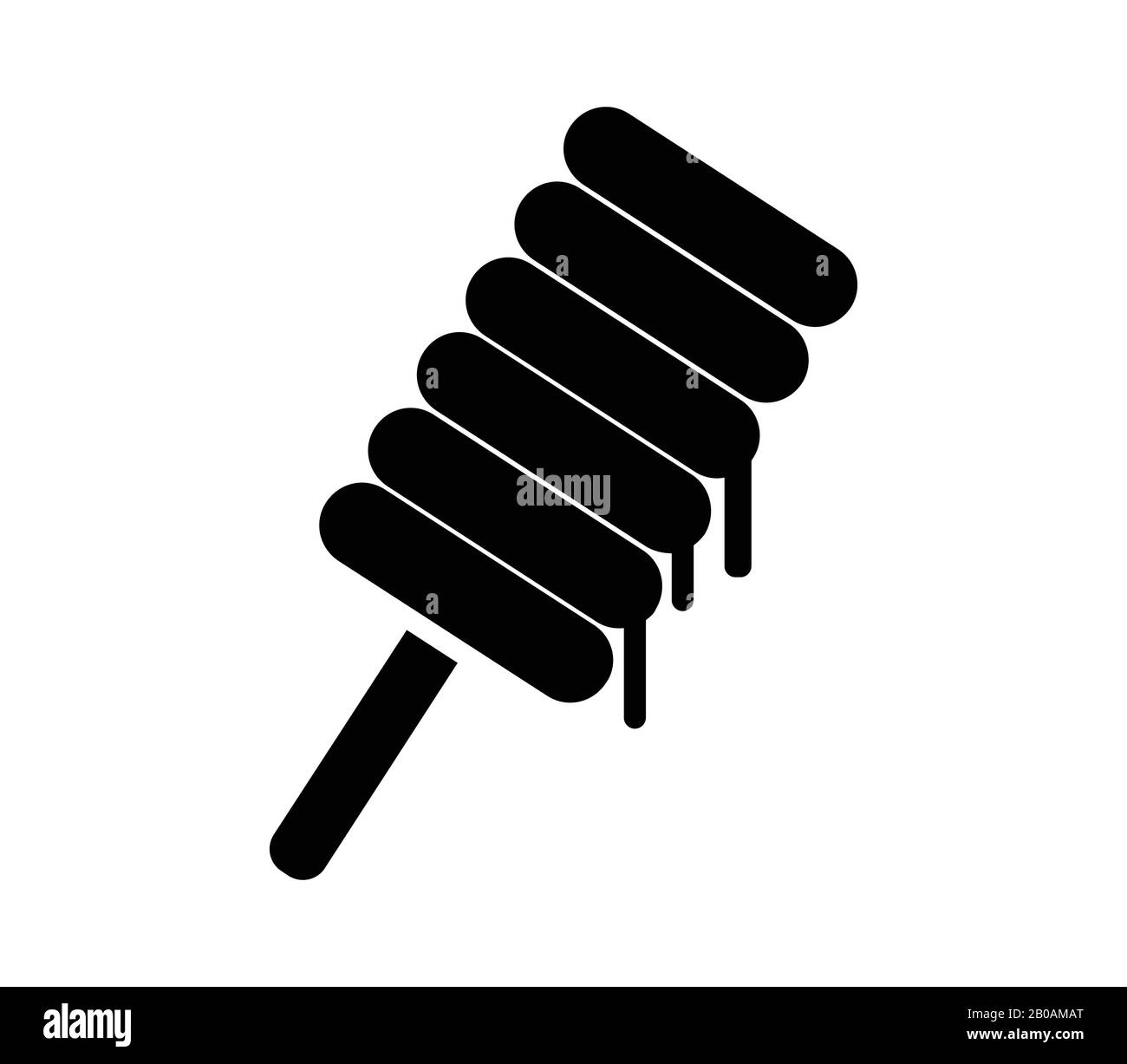 ice cream icon illustrated in vector on white background Stock Vector ...