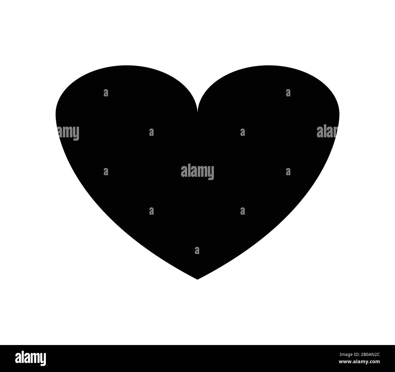 heart icon illustrated in vector on white background Stock Vector Image ...