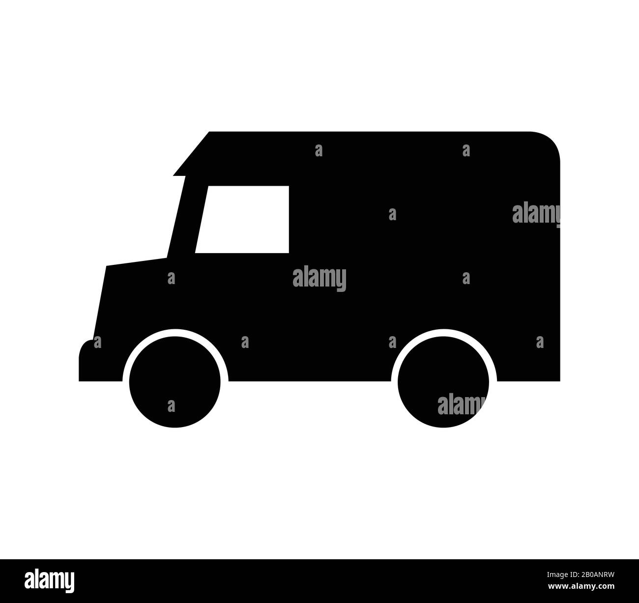 van icon illustrated in vector on white background Stock Vector Image ...