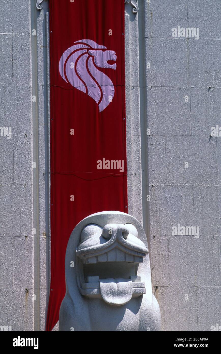 SINGAPORE, LION STATUE Stock Photo Alamy