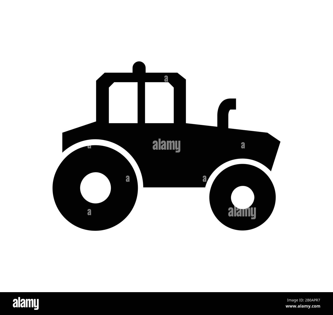 tractor icon illustrated in vector on white background Stock Vector ...