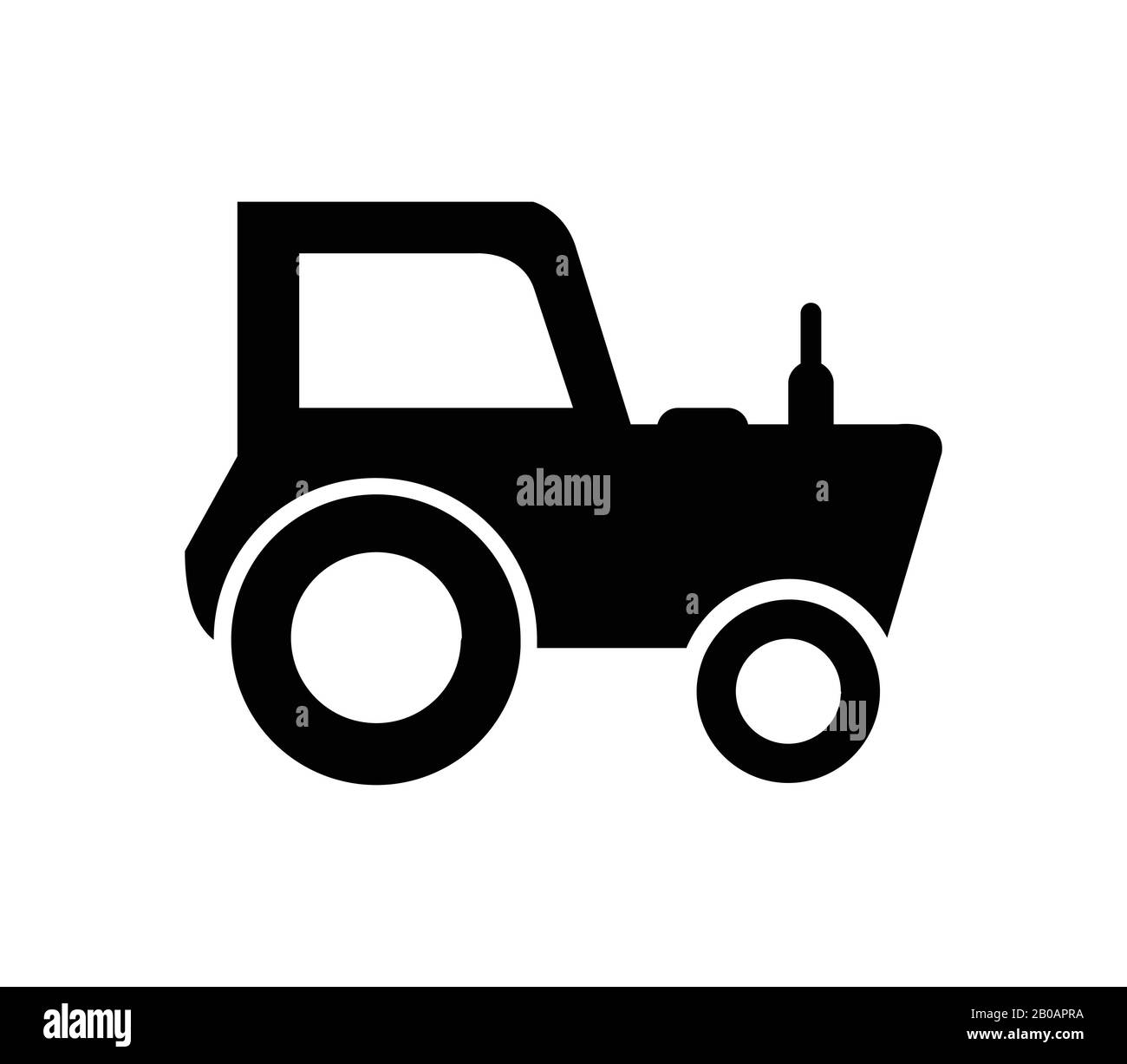 tractor icon illustrated in vector on white background Stock Vector ...