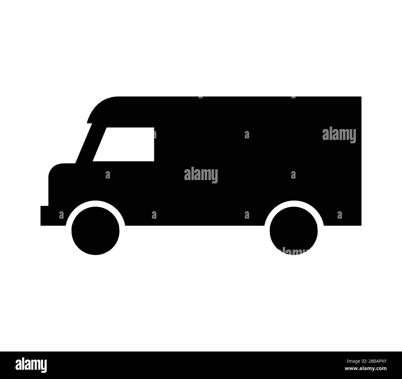 van icon illustrated in vector on white background Stock Vector Image ...
