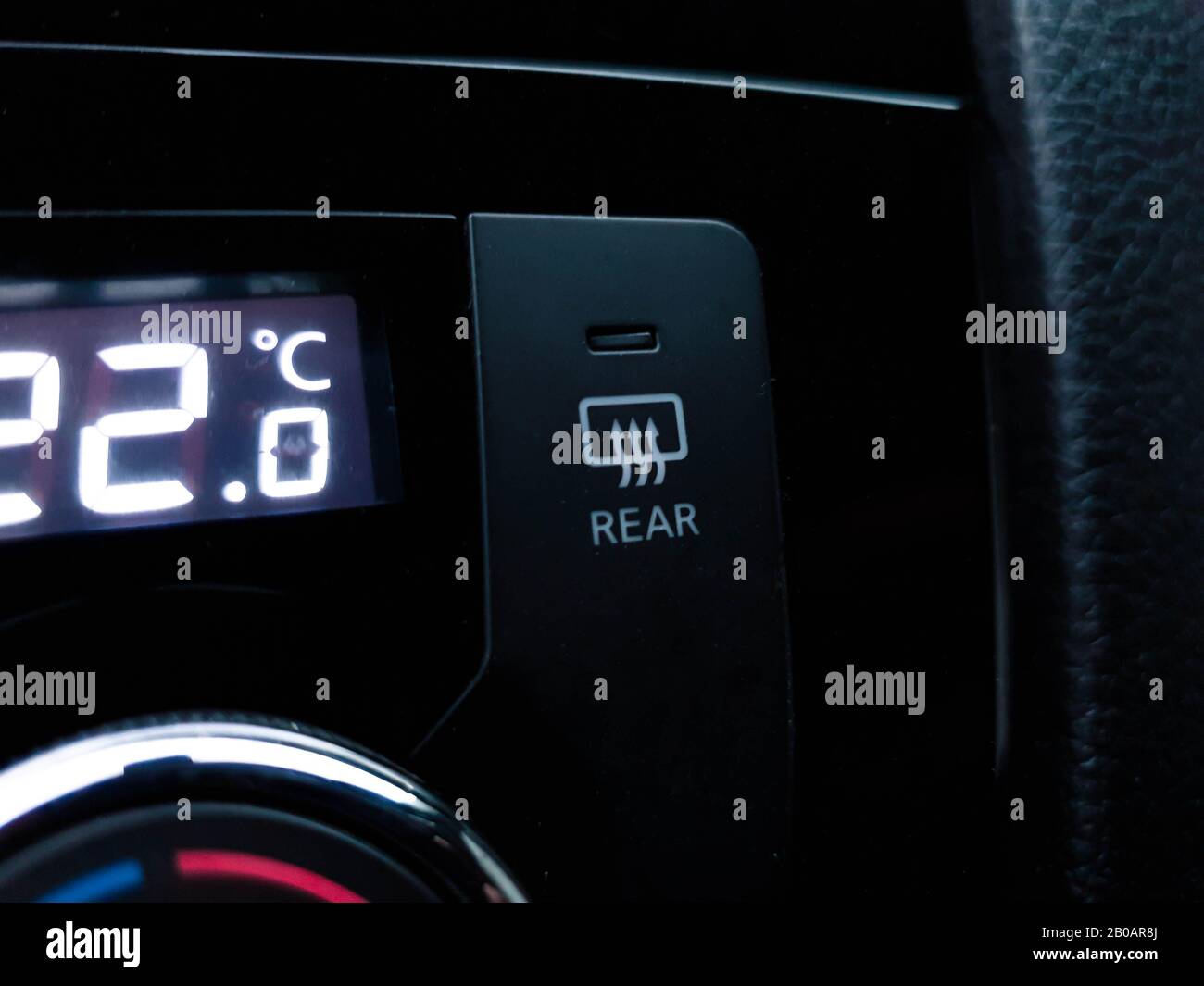 Icon of Rear Defogger in A Car Stock Photo Alamy