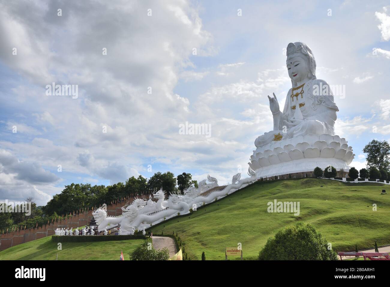 Wat Huay Pla Kang 1 Stock Photo