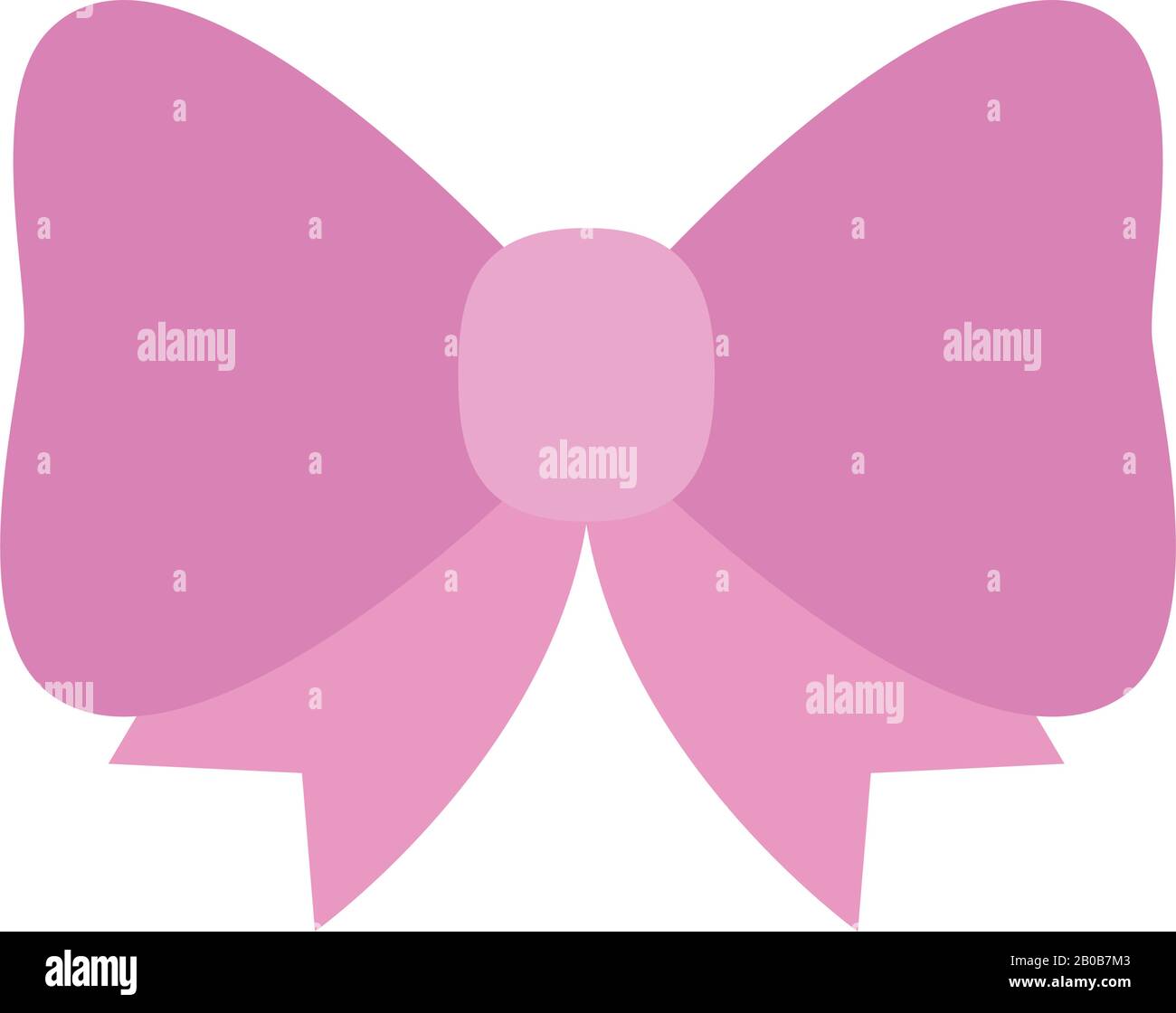 cute bow ribbon decoration icon Stock Vector Image & Art - Alamy