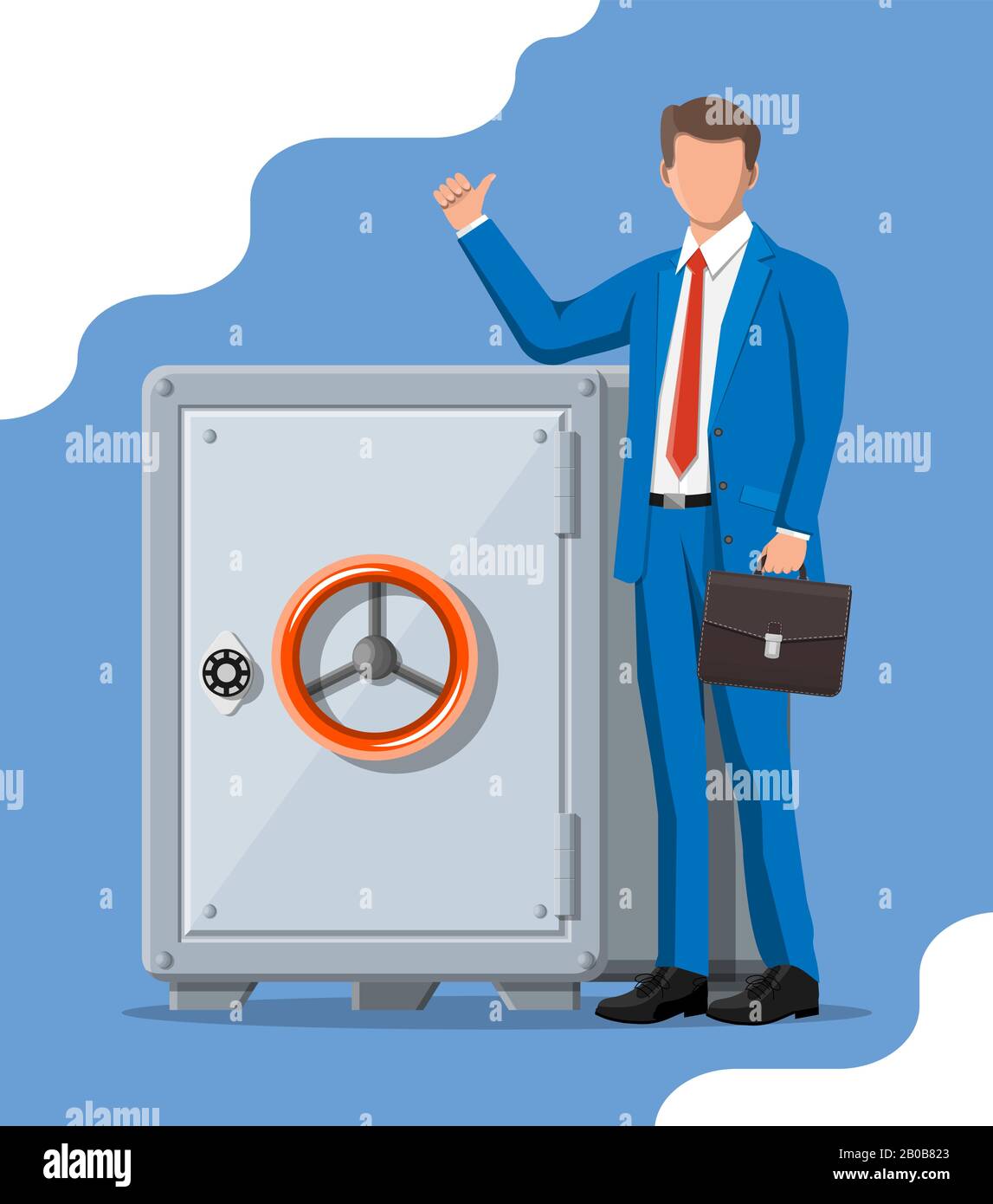 Electronic safe box Stock Vector Images - Alamy
