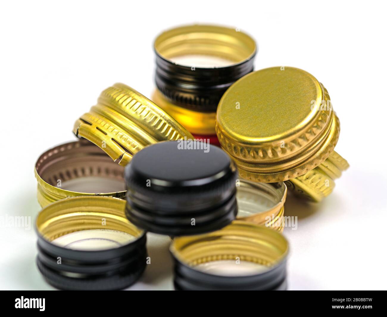 Colorful old aluminum bottle caps Stock Photo Alamy