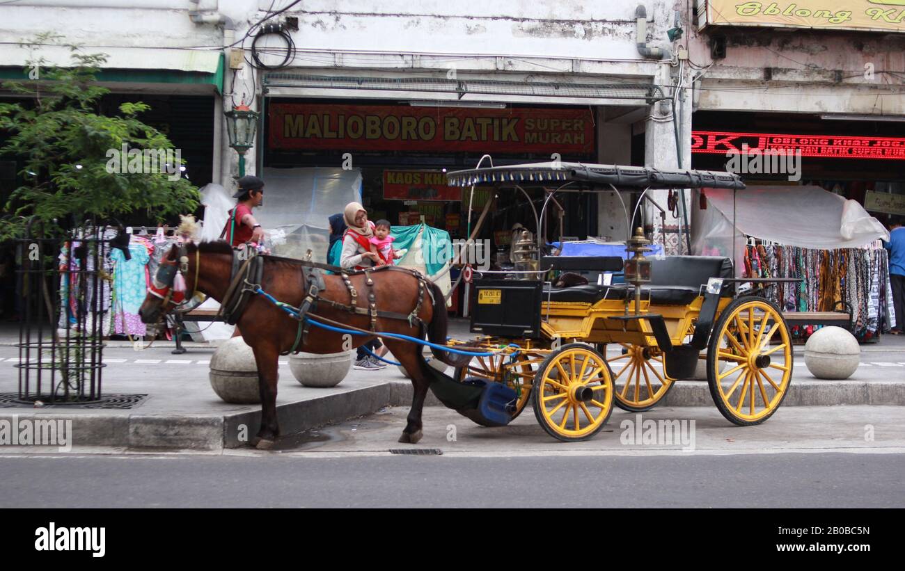 Delman at Malioboro Street Stock Photo - Alamy