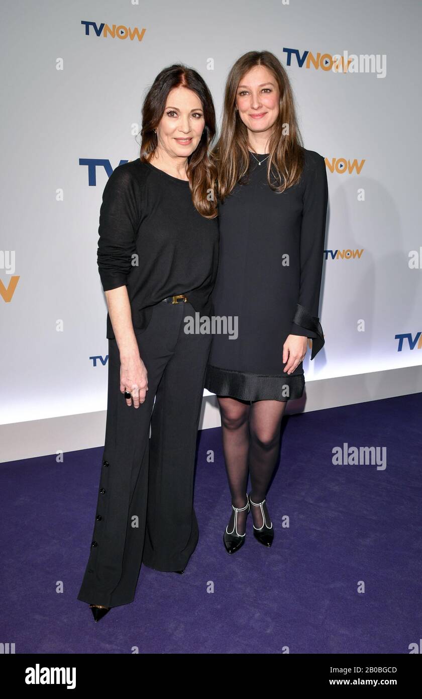 Berlin Germany 19th Feb Iris Berben L And Alexandra Maria Lara At The Tvnow Fiction Outlook 21 At Soho House Tvnow Is A Streaming Service And Now Shows Self Produced Fiction In