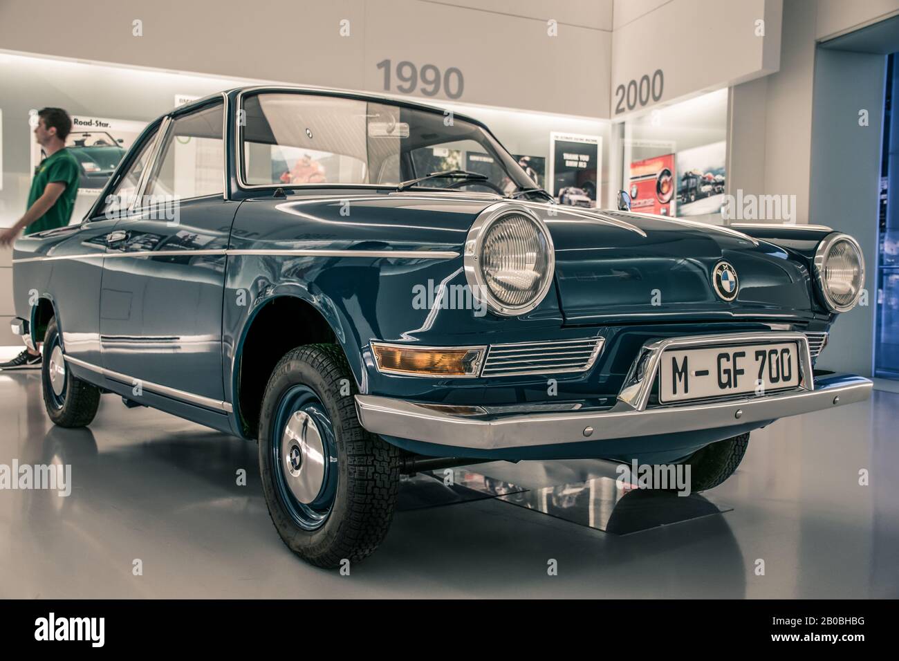 Munich/ Germany - May, 24 2019: 1964 BMW 700 classic BMW car in BMW Museum/ BMW Welt Stock Photo