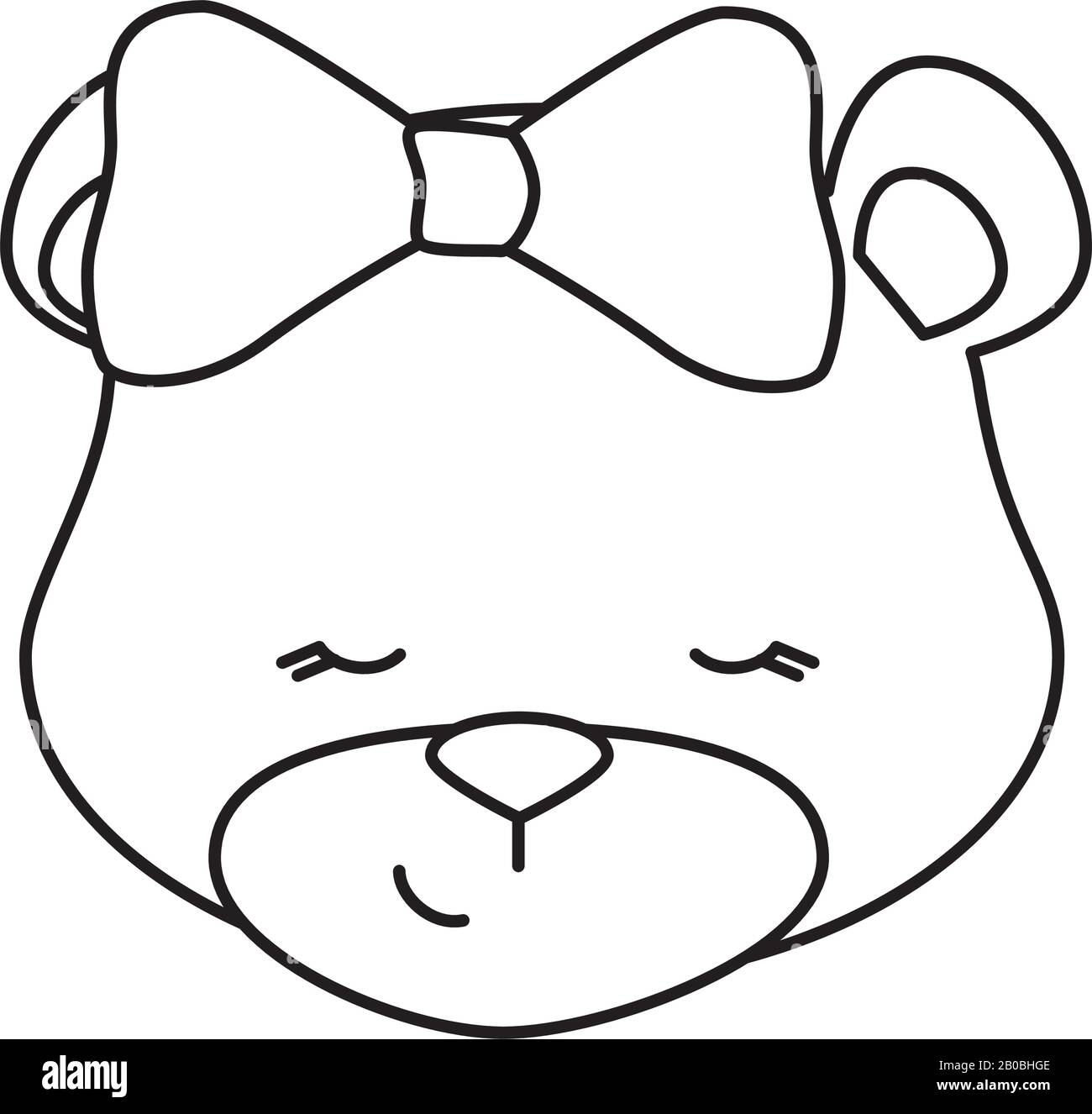 teddy-bear-head-clipart-black-and-white