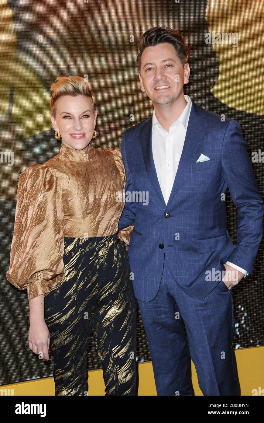 Los Angeles, CA. 19th Feb, 2020. Kate Mulvany, Hamish Michael at