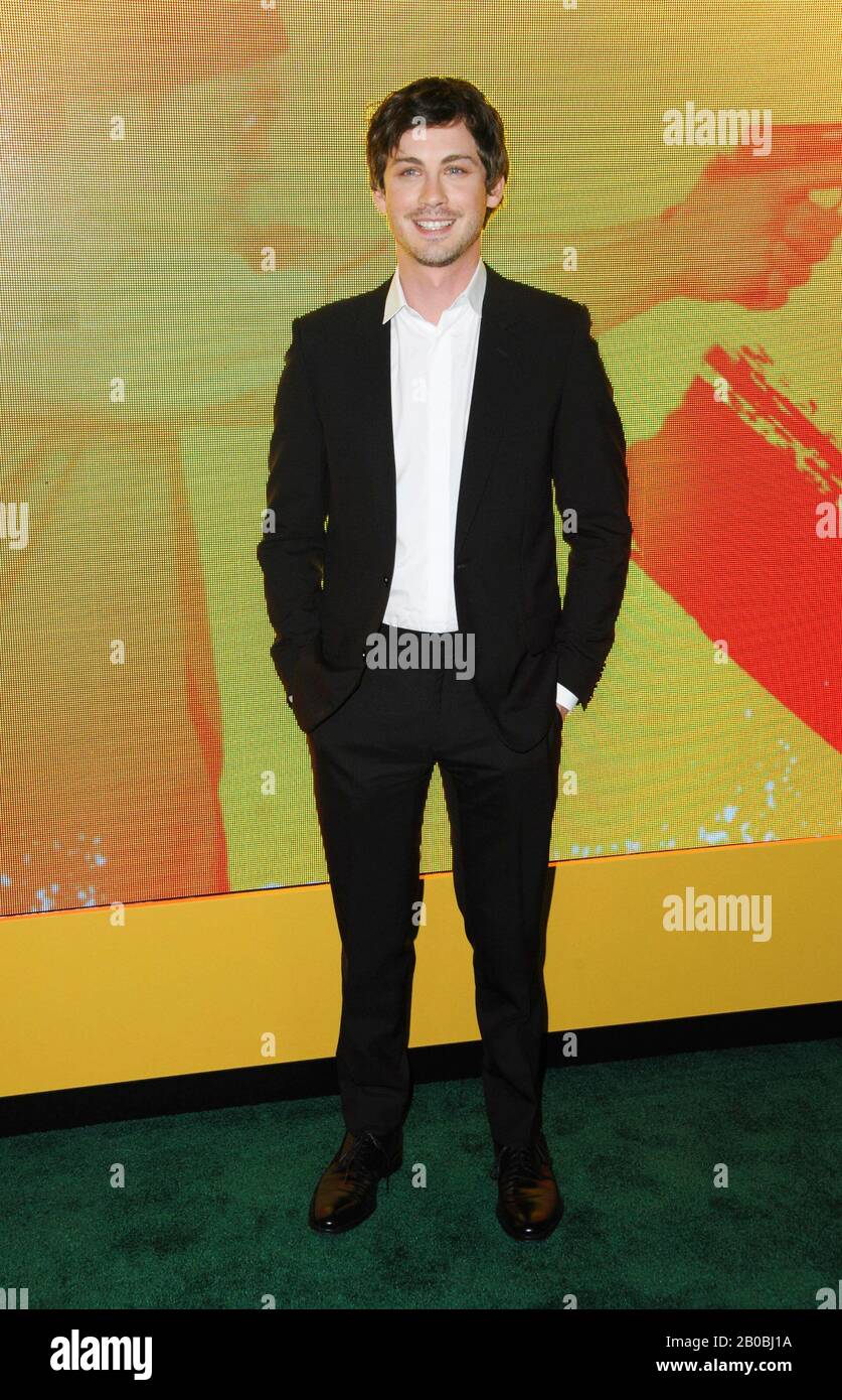 Los Angeles Ca 19th Feb 2020 Logan Lerman At Arrivals For Amazon Original Hunters Premiere Dga