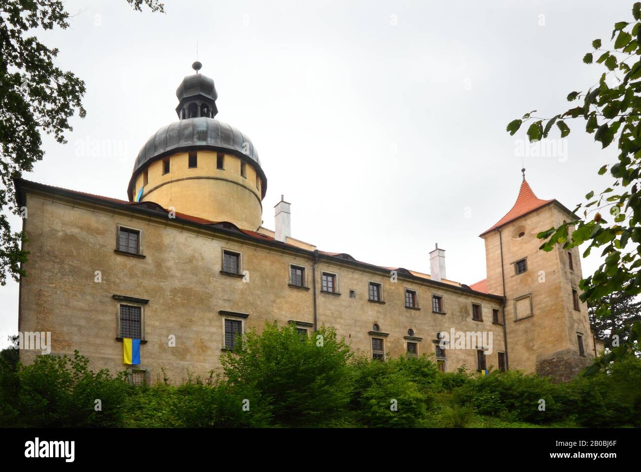 Grabstejn Chateau in Czech Republic Stock Photo