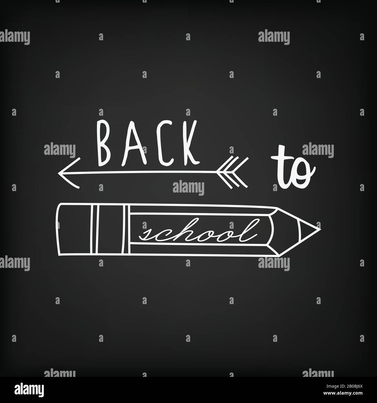 blackboard and chalk art design Stock Vector Image & Art Alamy