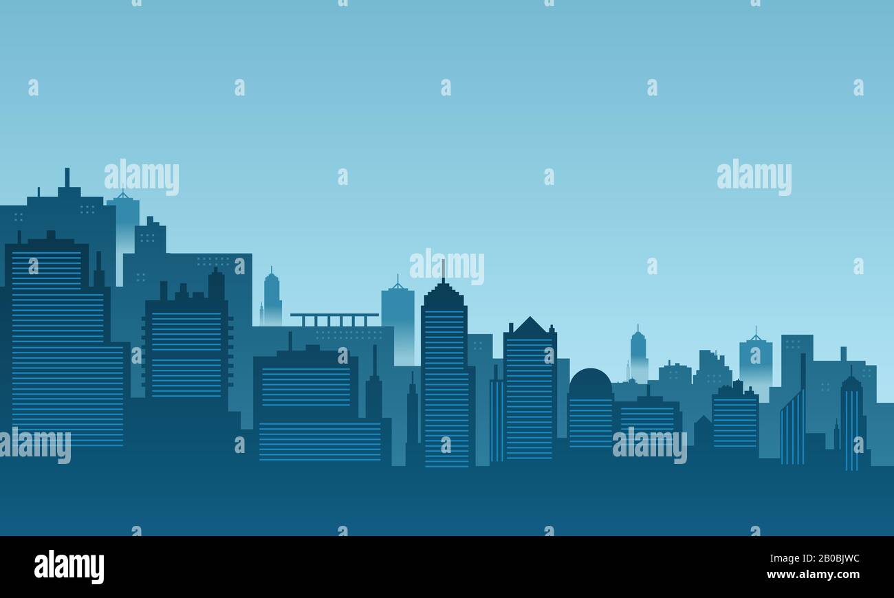 Foggy morning view Stock Vector Images - Alamy