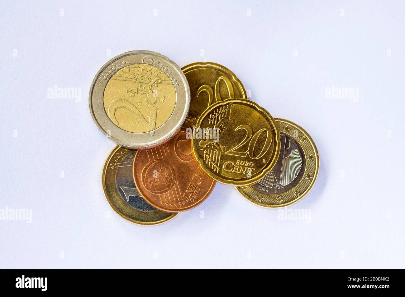 Euro coins, clipping, Germany Stock Photo Alamy