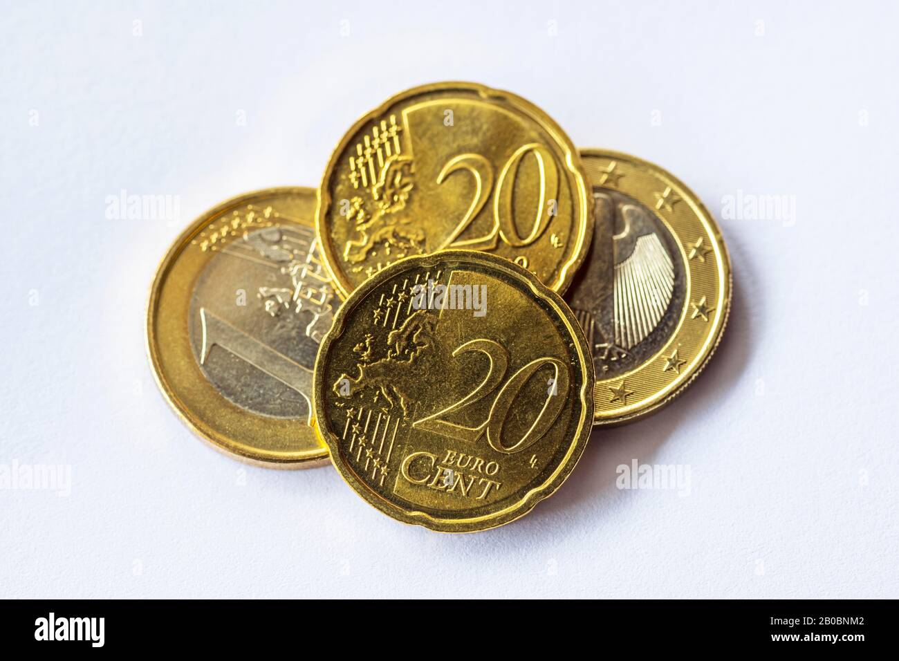 Euro coins, clipping, Germany Stock Photo Alamy
