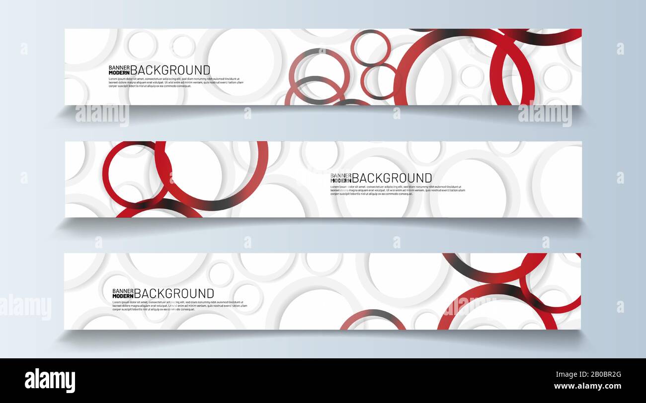 rectangular banner background vector. geometric shape design Stock Vector