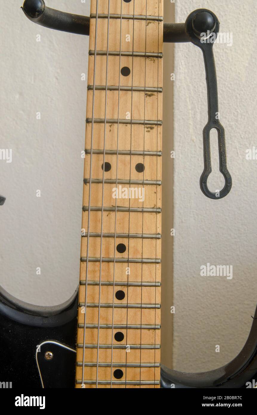 Dirty Electric Guitar Stock Photo Alamy