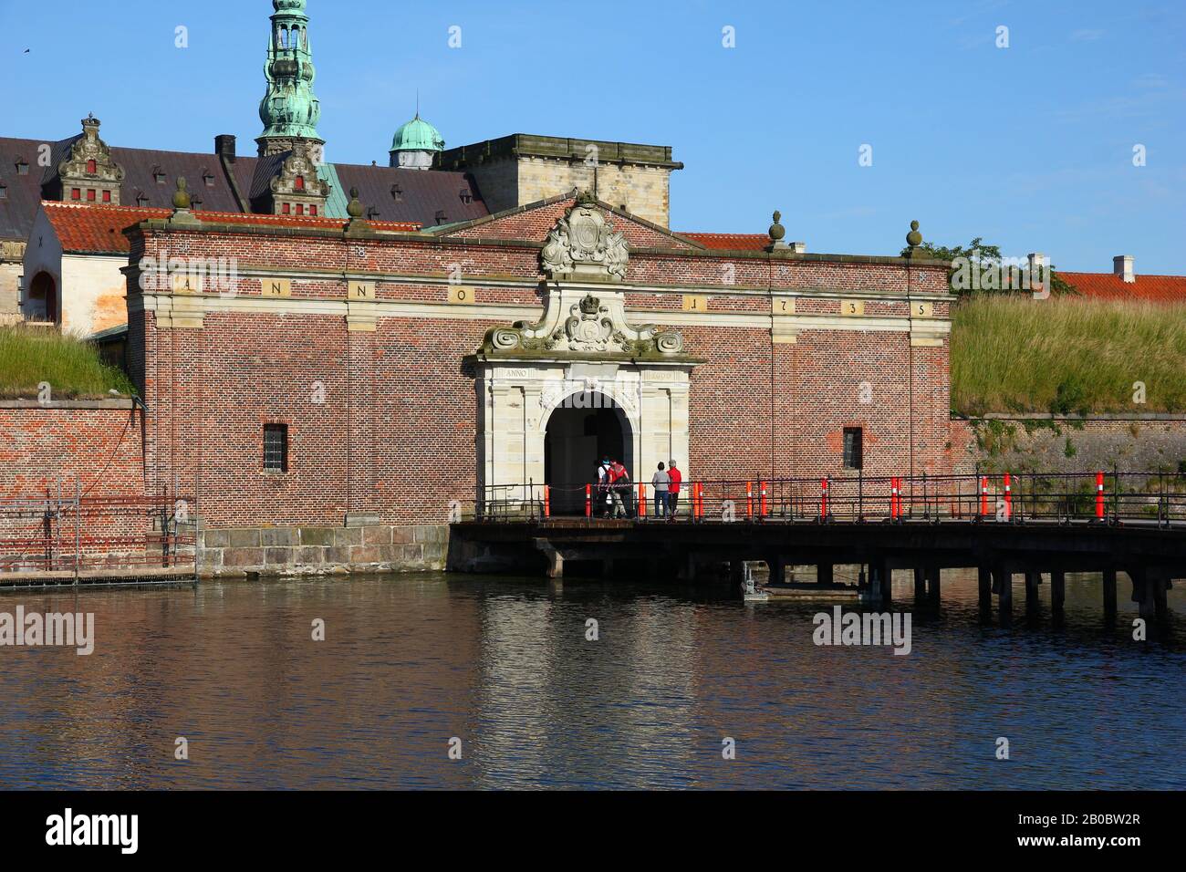Kronborg castle in Denmark, North sea Stock Photo