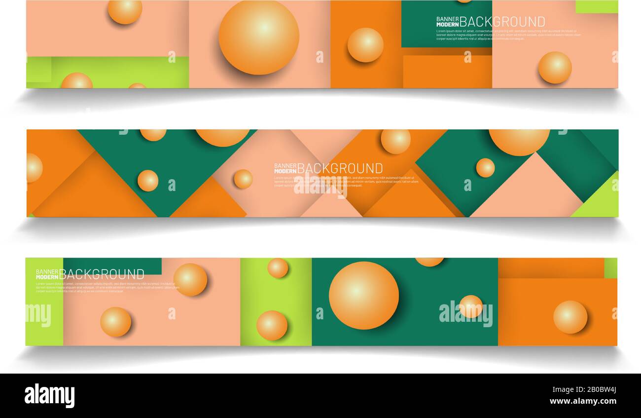 rectangular banner background vector. geometric shape design Stock ...