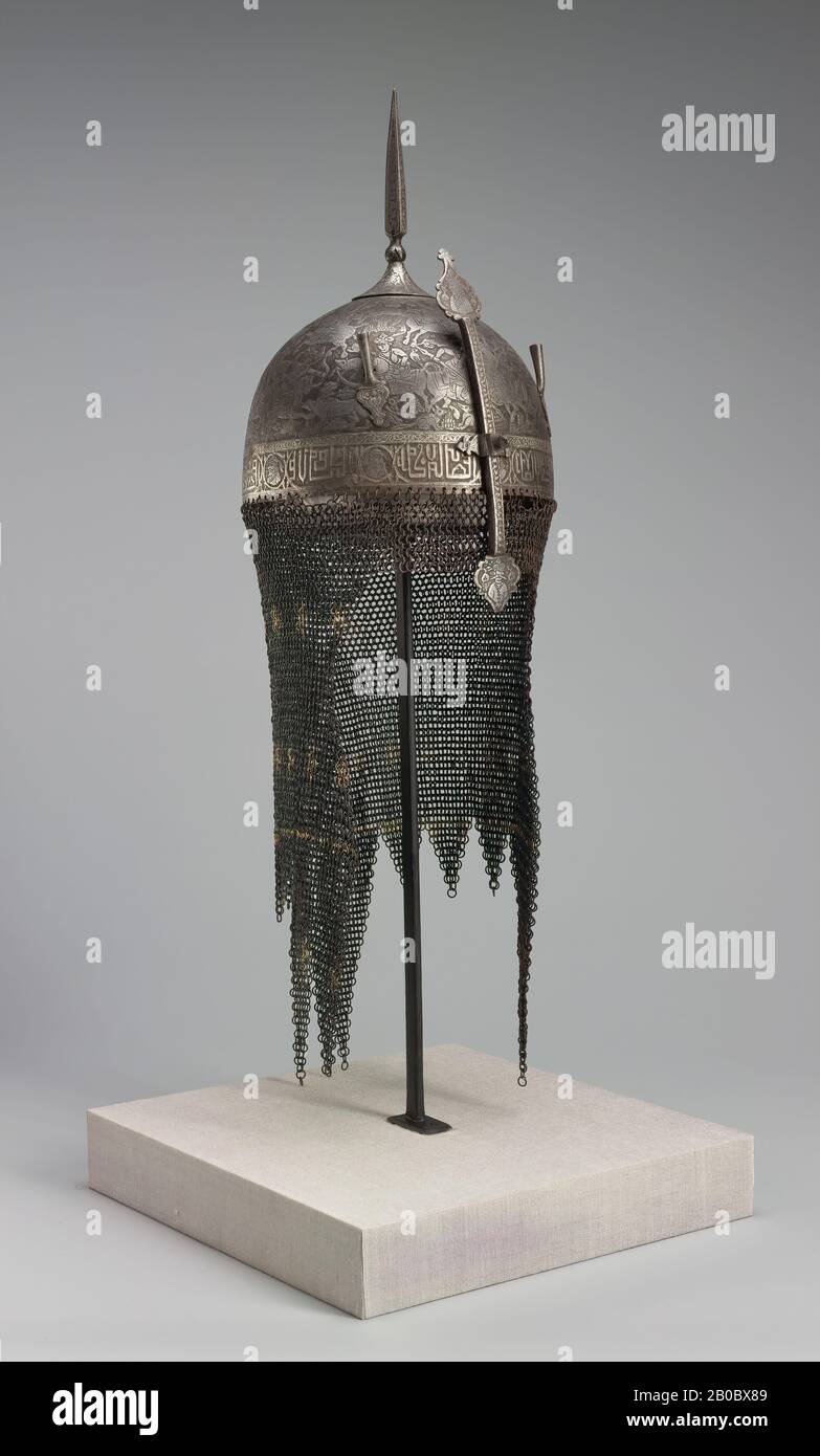 Unknown Artist, Saracen Armor: Helmet, 1100-1200 Stock Photo