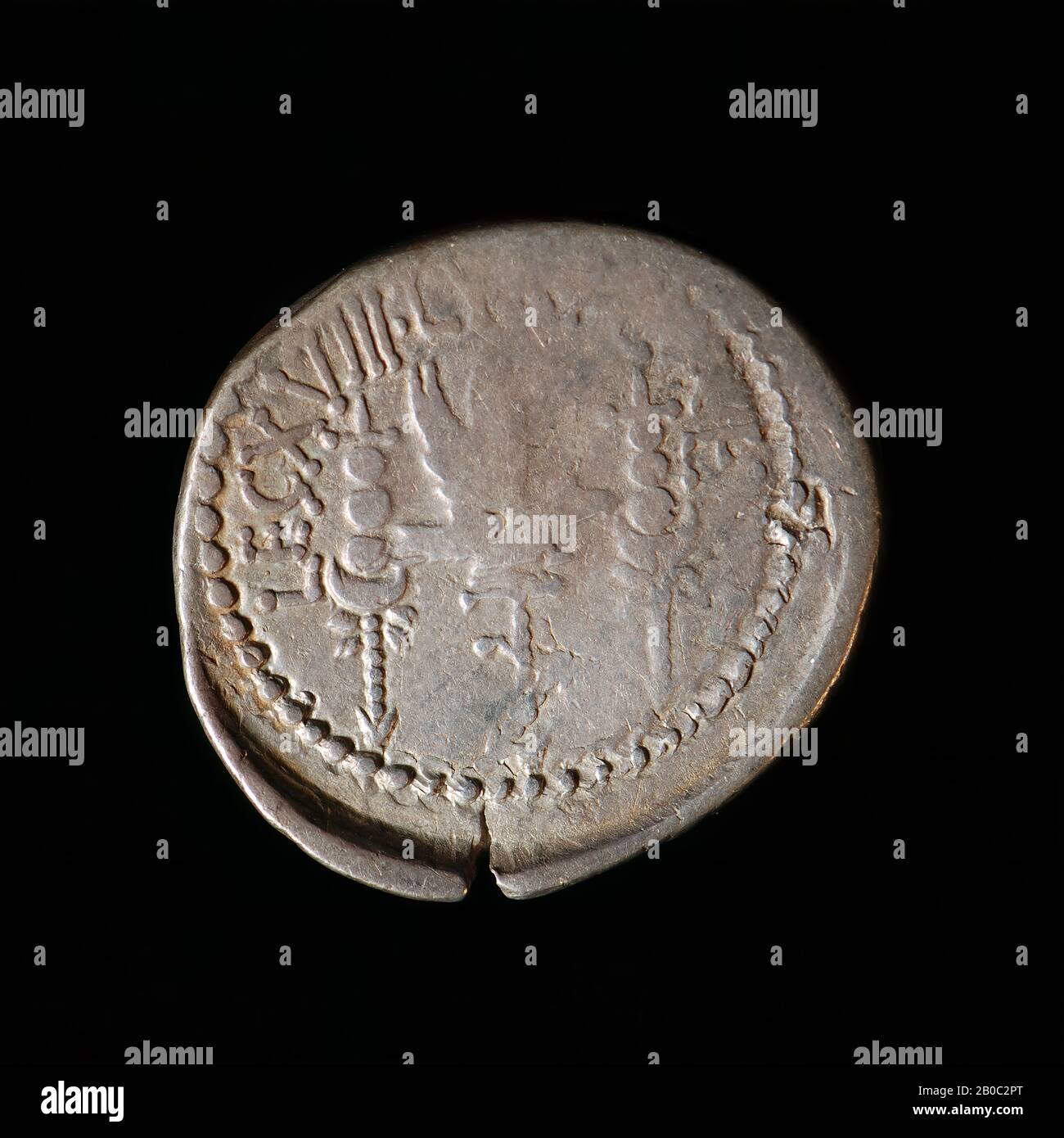 Unknown Artist, Denarius of Marcus Antonius, 032 BC-031 BC, silver Stock Photo