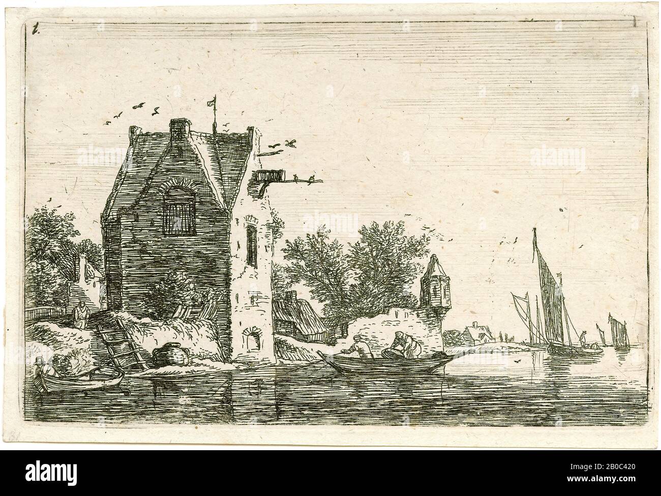 Etching engraving laid paper Cut Out Stock Images & Pictures Alamy