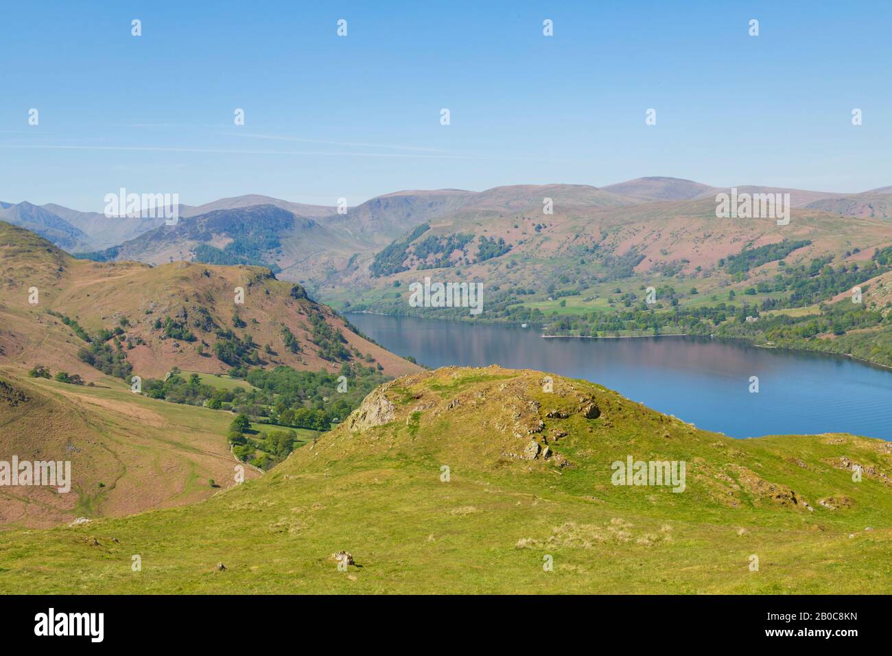 Ullswater View Lake District Stock Photo Alamy