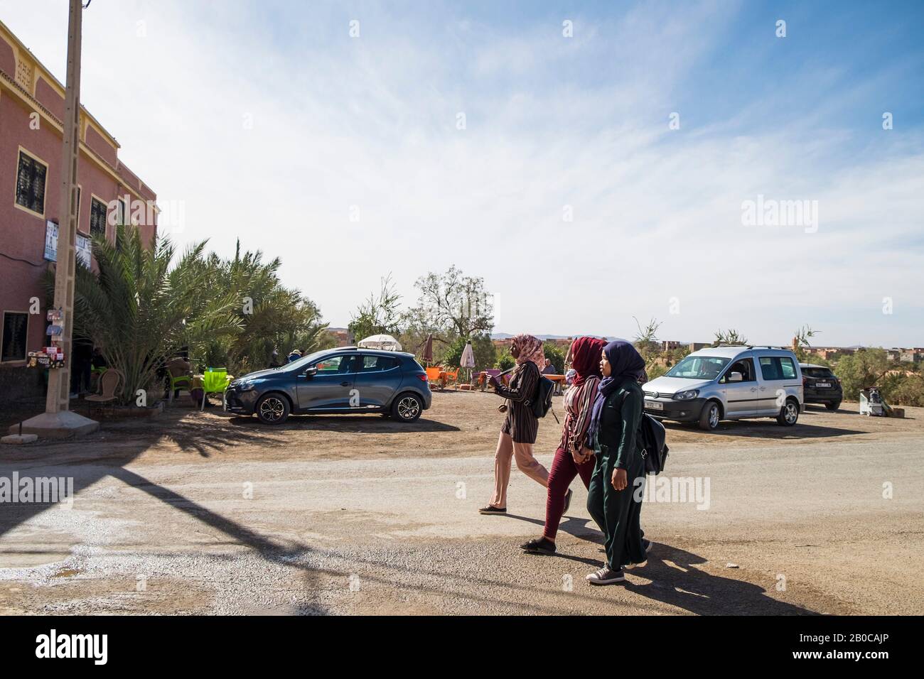 Morocco, Alnif, daily life Stock Photo