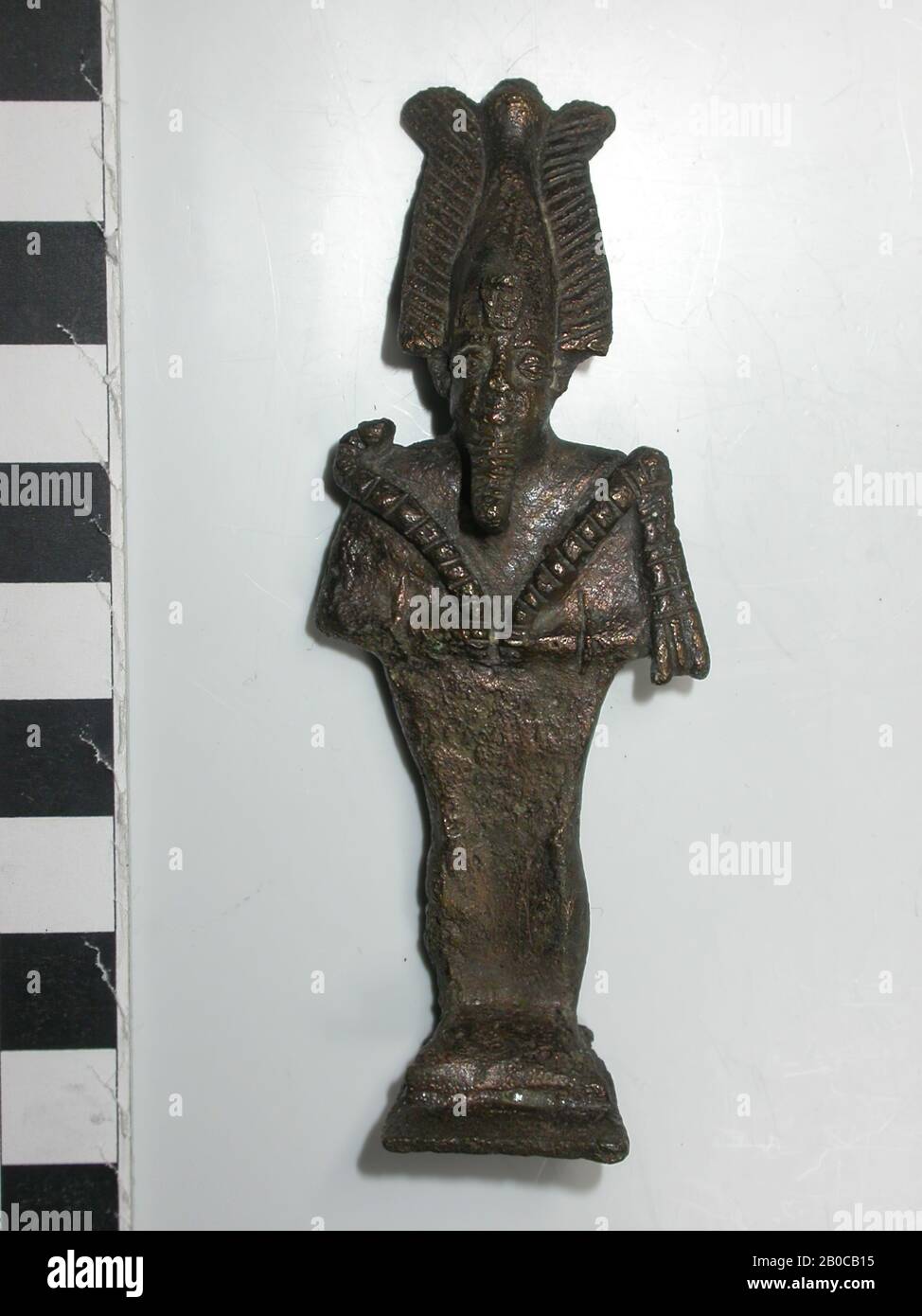 Osiris, standing, bronze, god, bronze, 8 cm, Late Period, Egypt Stock Photo