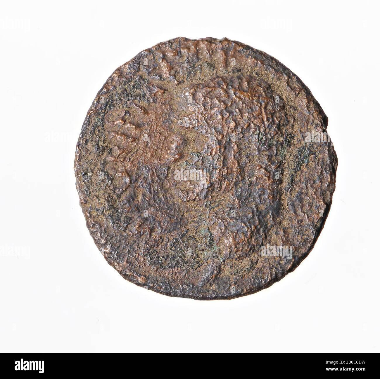 Vz: head n.l., M AGRIPPA L - F COS III, Kz: Neptune between S - C, coin, axis, Agrippa Stock Photo