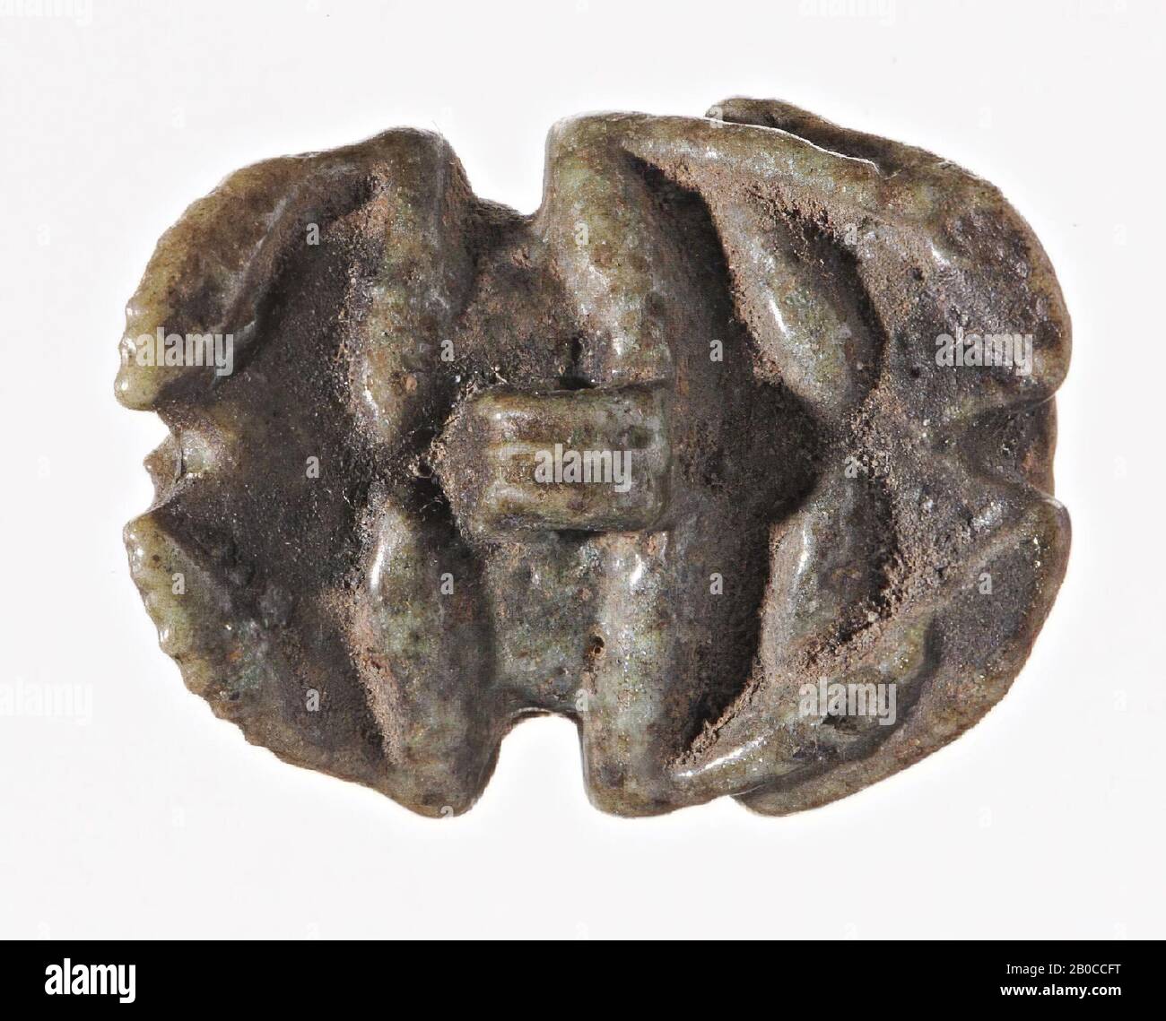 scarab, seal, scarab, faience, 1,8 cm, Egypt Stock Photo