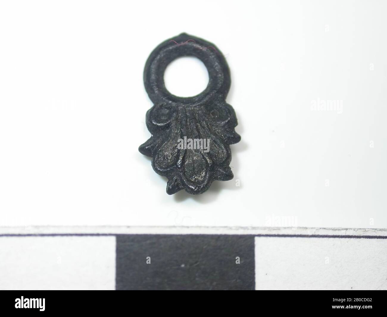 The Netherlands Middle Ages, belt fittings, metal, lead, tin alloy, H, 1.35 cm Stock Photo