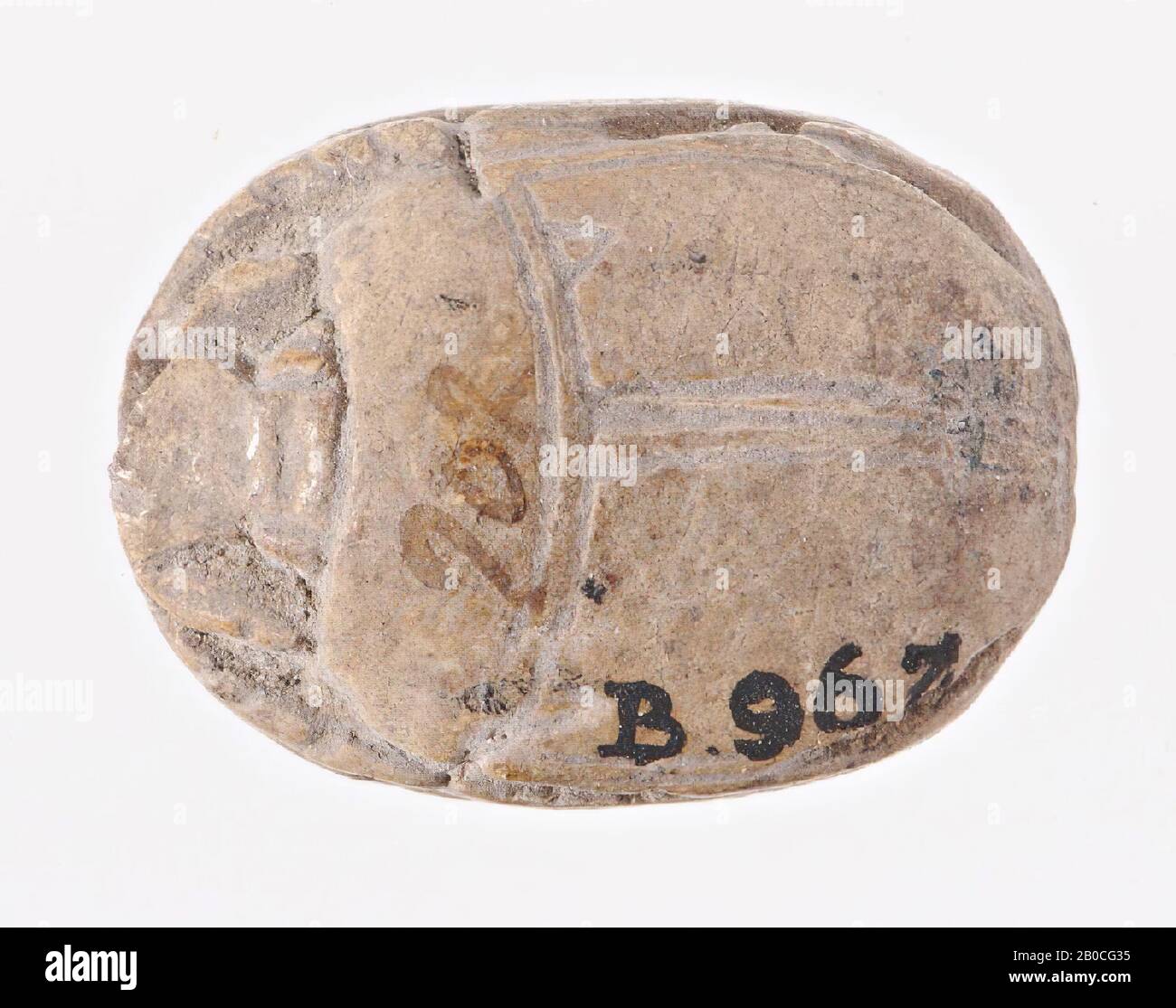 Egypt, seal, scarab, faience, 2.1 cm, Location, Egypt Stock Photo