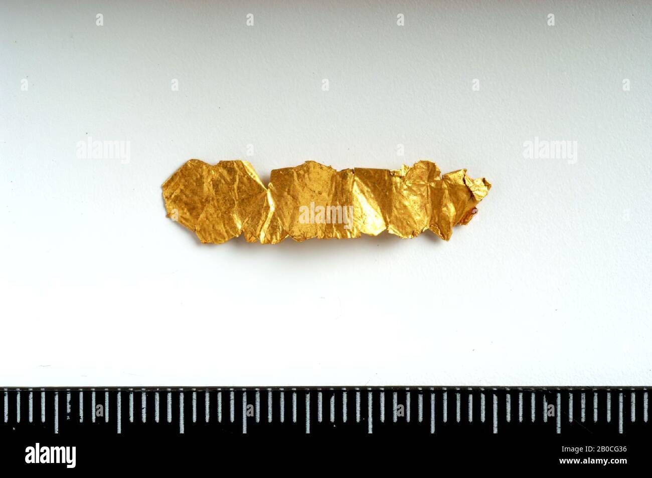 Classical antiquity, burial wreath, fragment, gold, -500, -300, Turkey Stock Photo