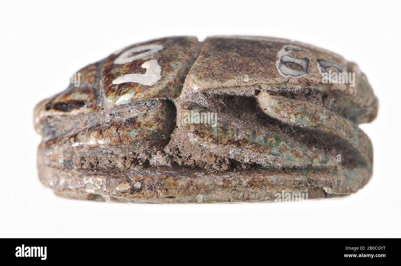 scarab, hemetnsoe, Nefertari, seal, scarab, stone, faience, 1.3 cm, New Kingdom, 18th Dynasty