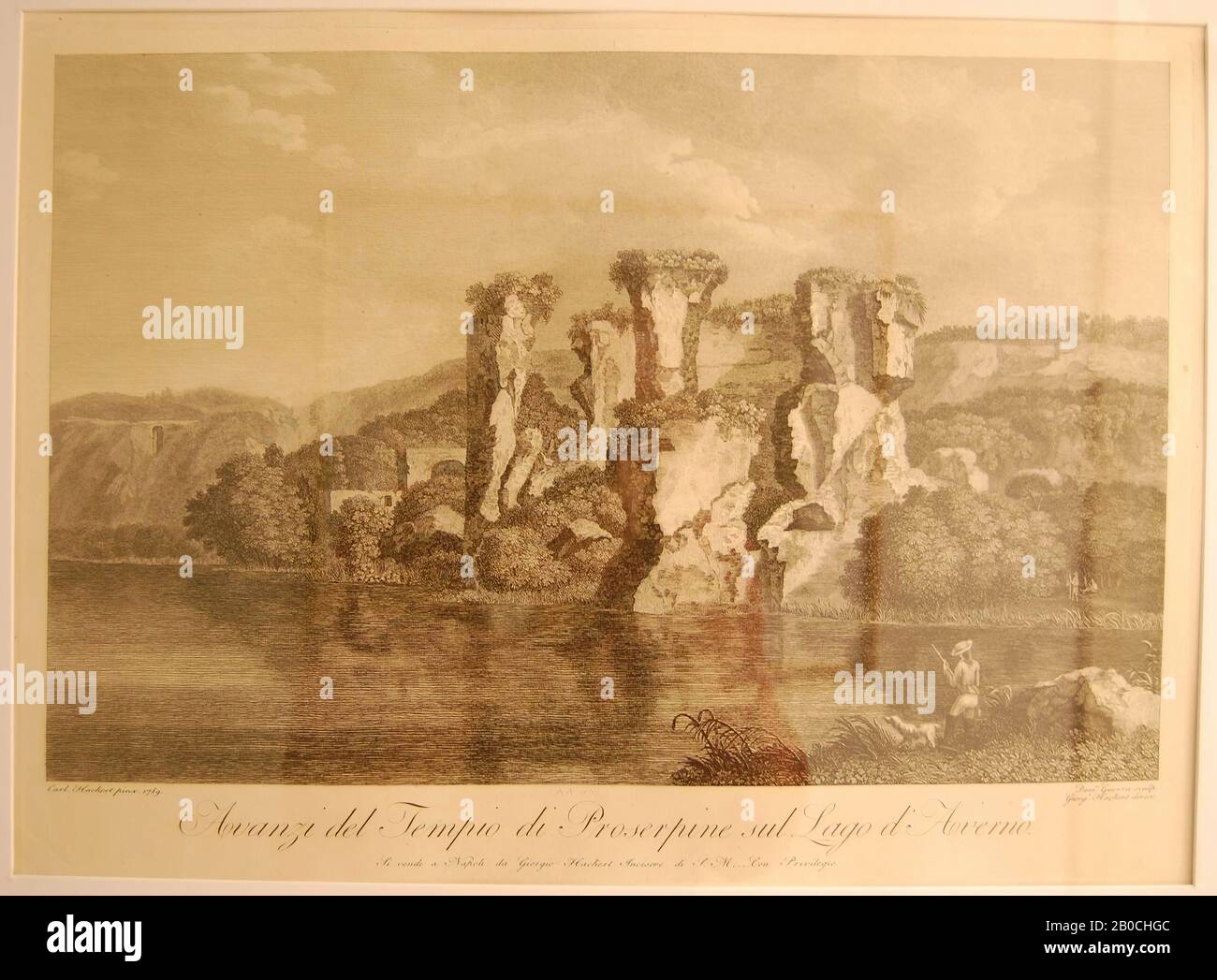 etching, paper, printing ink, 29.9 x 46.1 cm, new time 1789, Italy Stock Photo
