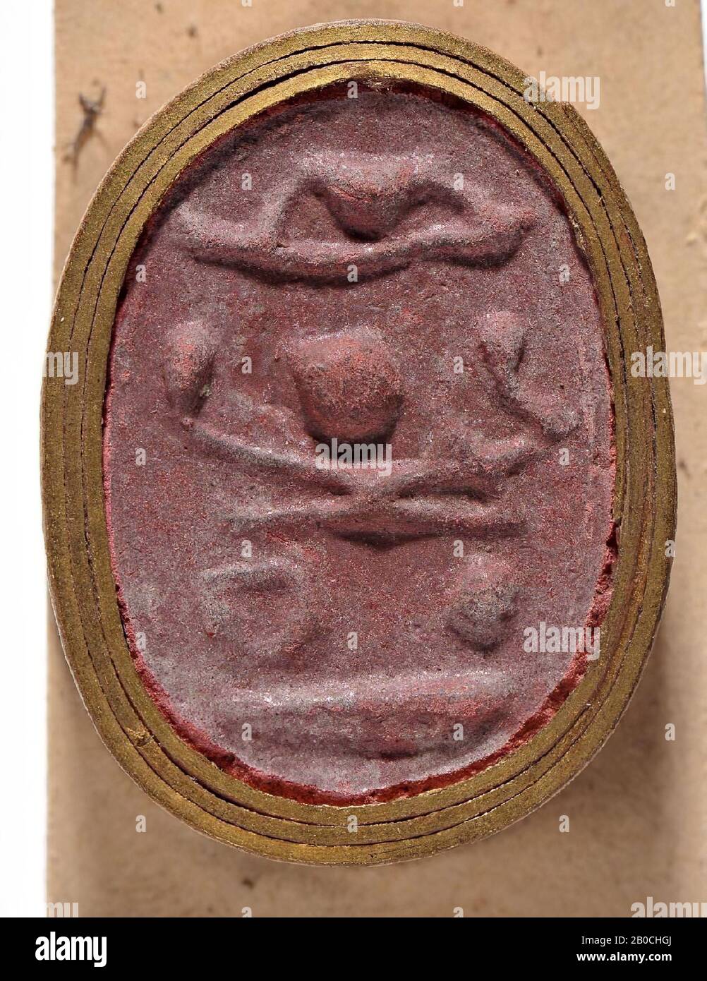 scarab, wish, seal, scarab, faience, 2,3 cm, Egypt Stock Photo