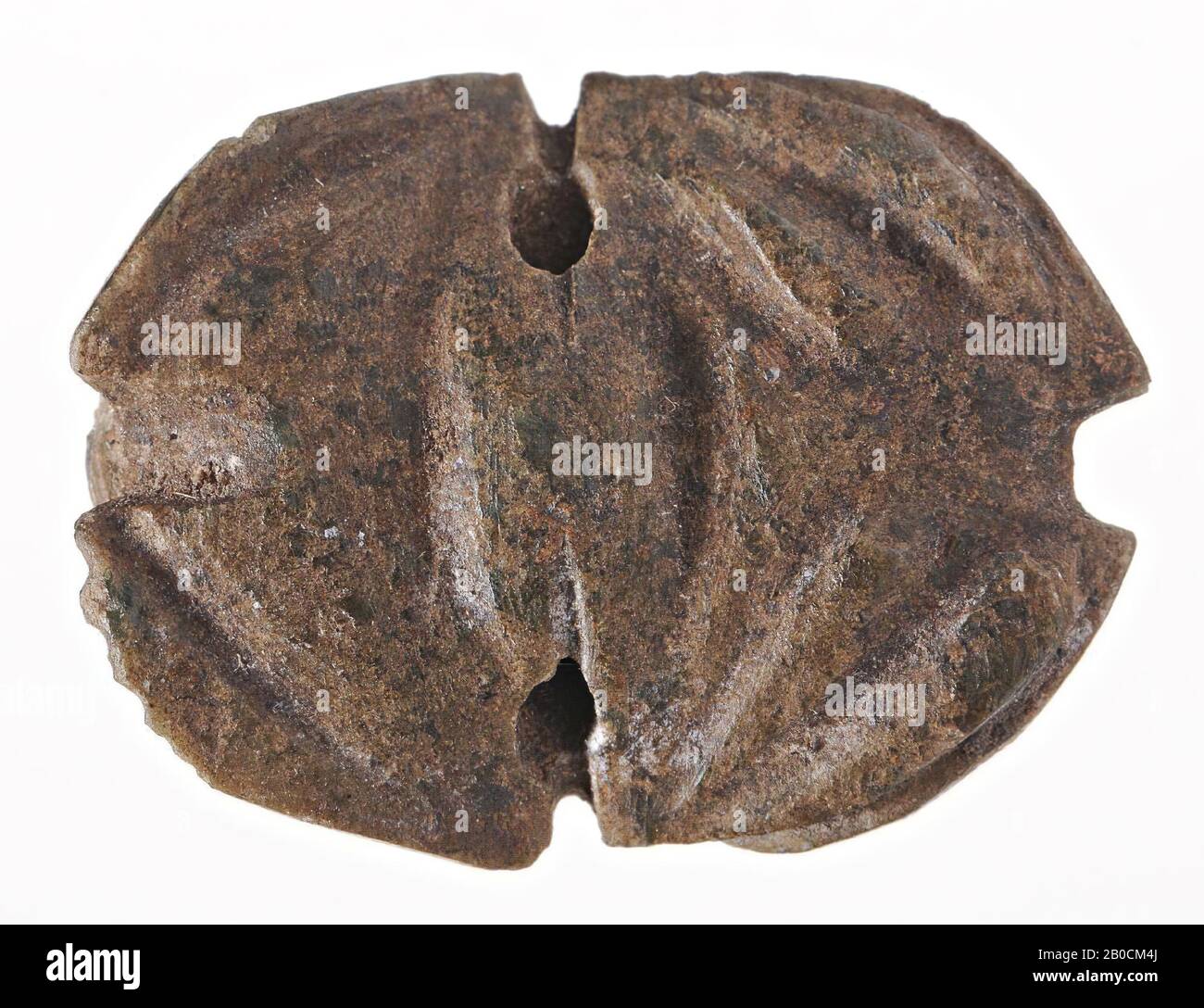 scarab, seal, scarab, stone (brown), 2,3 cm, Egypt Stock Photo
