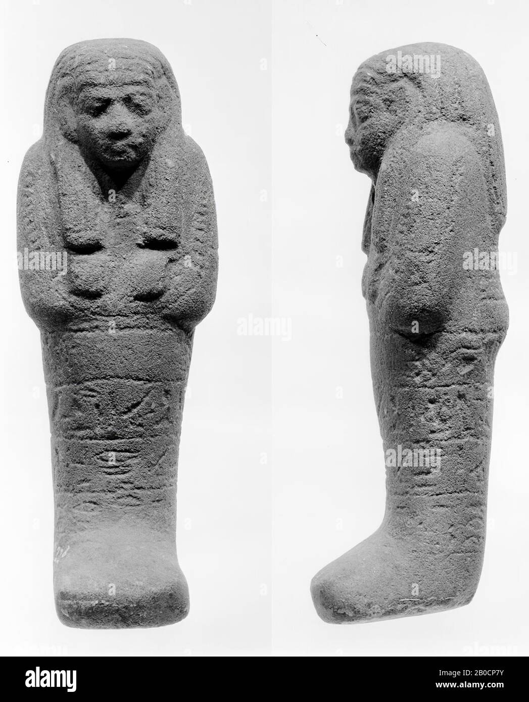 mummified, anonymous, shabbat, sandstone, 18.8 x 6.3 cm, New Kingdom