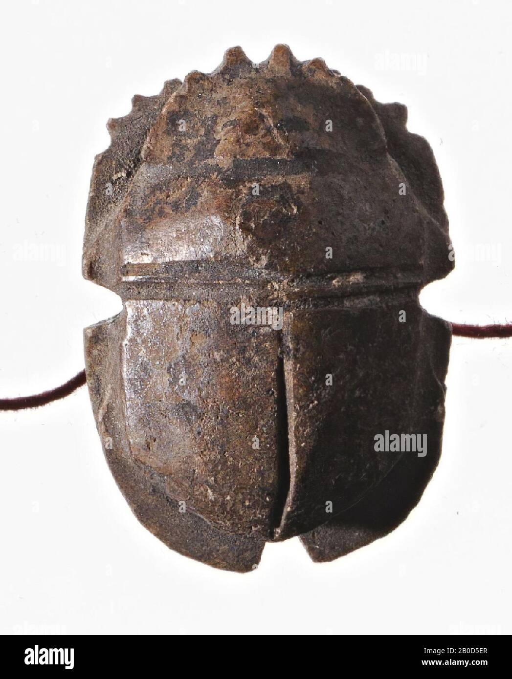 scarab, Necklace of 22 scarabs (including HD 26), seal, scarab, stone (green), 2,3 cm ?, Egypt