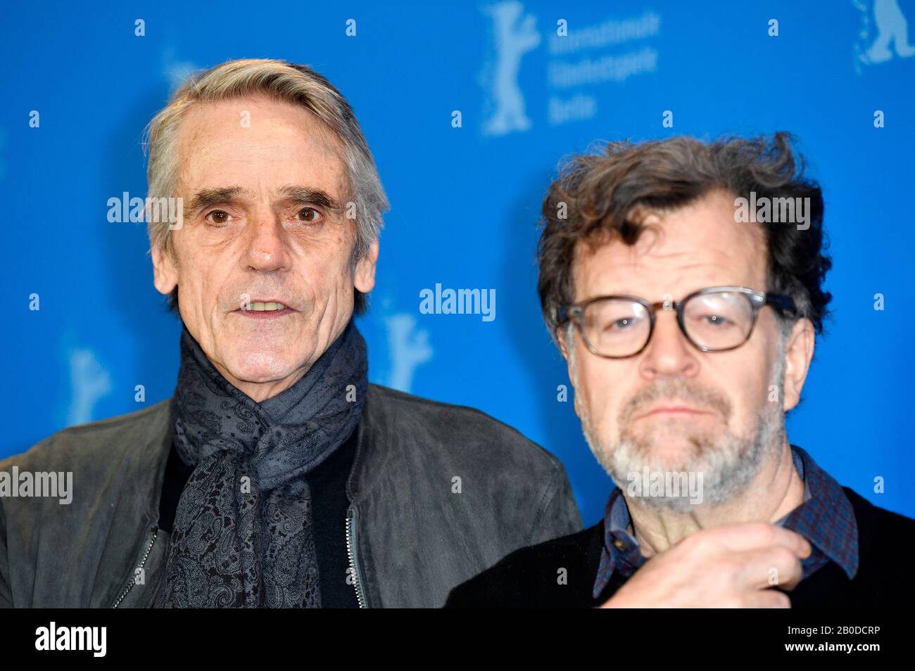 Berlin, Germany. 20th Feb, 2020. Jeremy Irons und Kenneth Lonergan during the jury photocall at the 70th Berlin International Film Festival/Berlinale 2020 at Hotel Grand Hyatt on February 20, 2020 in Berlin, Germany. Credit: Geisler-Fotopress GmbH/Alamy Live News Stock Photo
